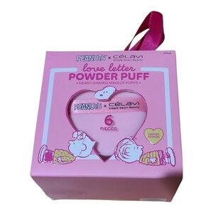 Peanuts × Célavi Love Letter Powder Puff – Limited Edition (New)